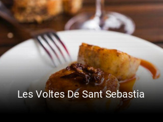 Reserve ahora una mesa en Les Voltes De Sant Sebastia