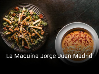 La Maquina Jorge Juan Madrid reserva de mesa