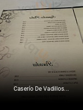 Caserío De Vadillos Restaurante reservar mesa
