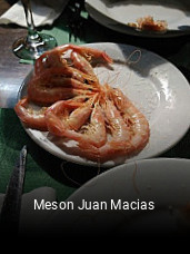 Reserve ahora una mesa en Meson Juan Macias