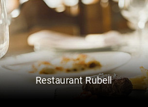 Restaurant Rubell reserva de mesa