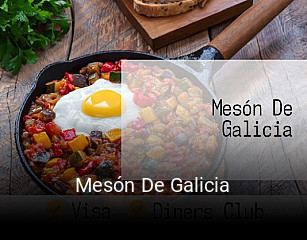 Reserve ahora una mesa en Mesón De Galicia