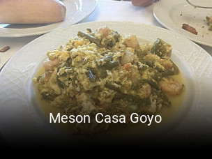 Meson Casa Goyo reserva de mesa