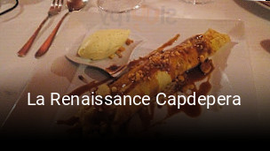 Reserve ahora una mesa en La Renaissance Capdepera