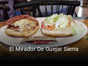 Reserve ahora una mesa en El Mirador De Guejar Sierra