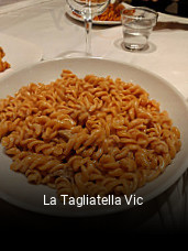 La Tagliatella Vic reserva de mesa