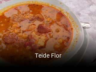 Teide Flor reservar mesa