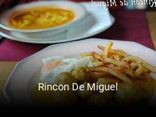 Rincon De Miguel reserva de mesa