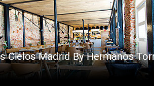Dos Cielos Madrid By Hermanos Torres reserva de mesa