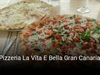 Reserve ahora una mesa en Pizzeria La Vita E Bella Gran Canaria