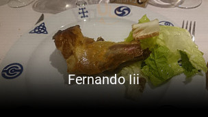 Fernando Iii reserva de mesa