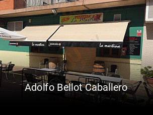 Adolfo Bellot Caballero reserva de mesa