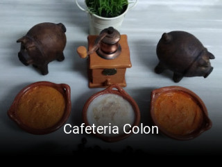 Cafeteria Colon reserva de mesa