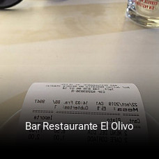 Bar Restaurante El Olivo reservar mesa