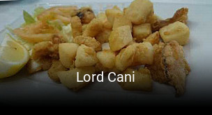 Reserve ahora una mesa en Lord Cani