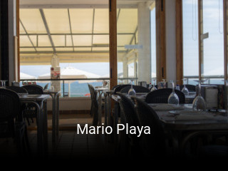 Reserve ahora una mesa en Mario Playa