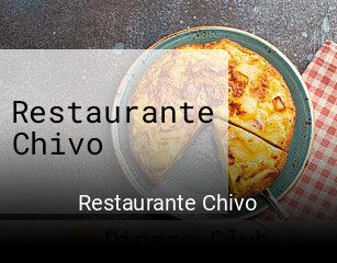 Restaurante Chivo reservar mesa