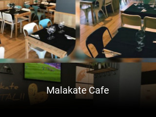 Malakate Cafe reserva de mesa