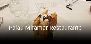 Palau Miramar Restaurante reserva