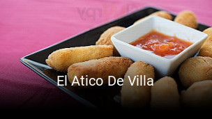Reserve ahora una mesa en El Atico De Villa