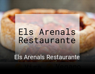 Reserve ahora una mesa en Els Arenals Restaurante