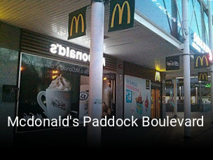 Mcdonald's Paddock Boulevard reserva