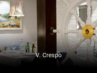 Reserve ahora una mesa en V. Crespo
