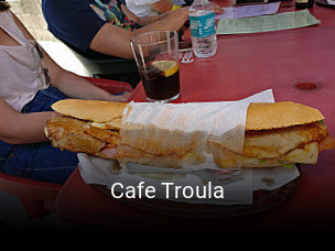 Cafe Troula reservar mesa