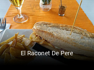 Reserve ahora una mesa en El Raconet De Pere