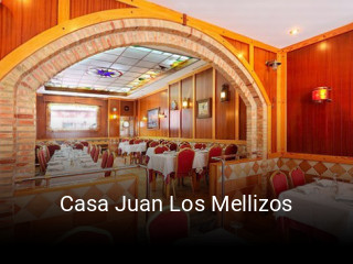 Casa Juan Los Mellizos reserva de mesa