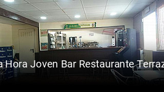La Hora Joven Bar Restaurante Terraza reserva de mesa