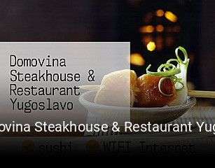 Domovina Steakhouse & Restaurant Yugoslavo reserva de mesa
