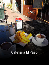 Cafeteria El Paso reservar mesa