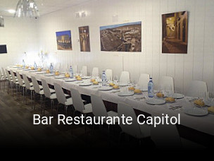 Bar Restaurante Capitol reserva de mesa