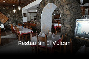 Reserve ahora una mesa en Restauran El Volcan