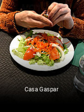 Casa Gaspar reserva de mesa