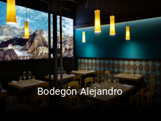 Reserve ahora una mesa en Bodegón Alejandro