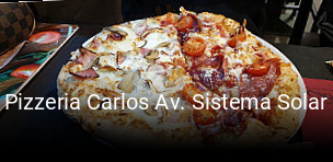 Pizzeria Carlos Av. Sistema Solar reservar mesa