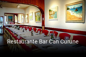 Restaurante Bar Can Curune reserva de mesa