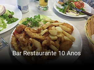 Bar Restaurante 10 Anos reservar mesa