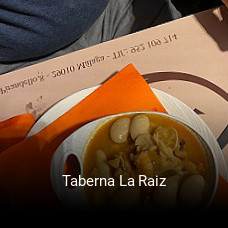 Taberna La Raiz reserva de mesa
