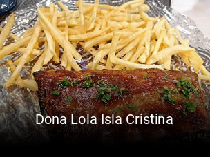 Dona Lola Isla Cristina reservar mesa