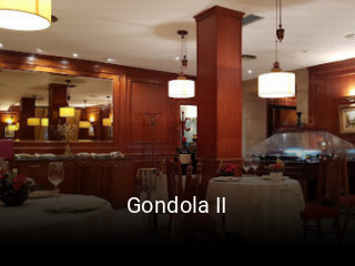 Gondola II reservar mesa