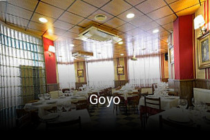 Reserve ahora una mesa en Goyo