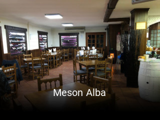 Reserve ahora una mesa en Meson Alba