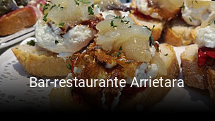 Bar-restaurante Arrietara reservar mesa