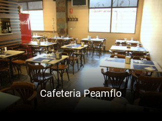 Cafeteria Peamflo reserva de mesa