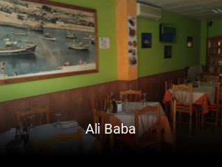 Ali Baba reservar mesa