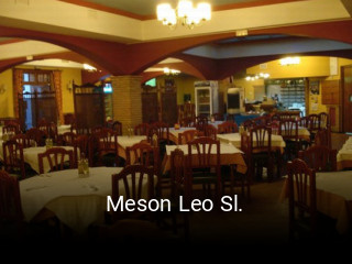 Meson Leo Sl. reserva de mesa