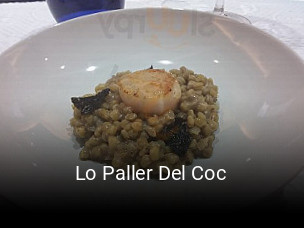 Reserve ahora una mesa en Lo Paller Del Coc